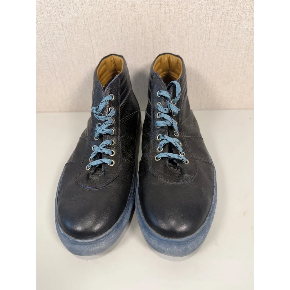 Marc Joseph New York handcrafted leather men's sneakers Made in Brazil size 12‎